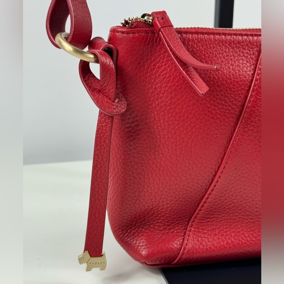 RADLEY LONDON Bags Radley London Red Leather Crossbody Handbag With Adjustable Straps Poshmark